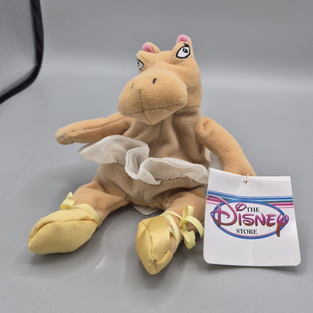 Disney Store Bean Bag Plush Fantasia Dancing Hippo